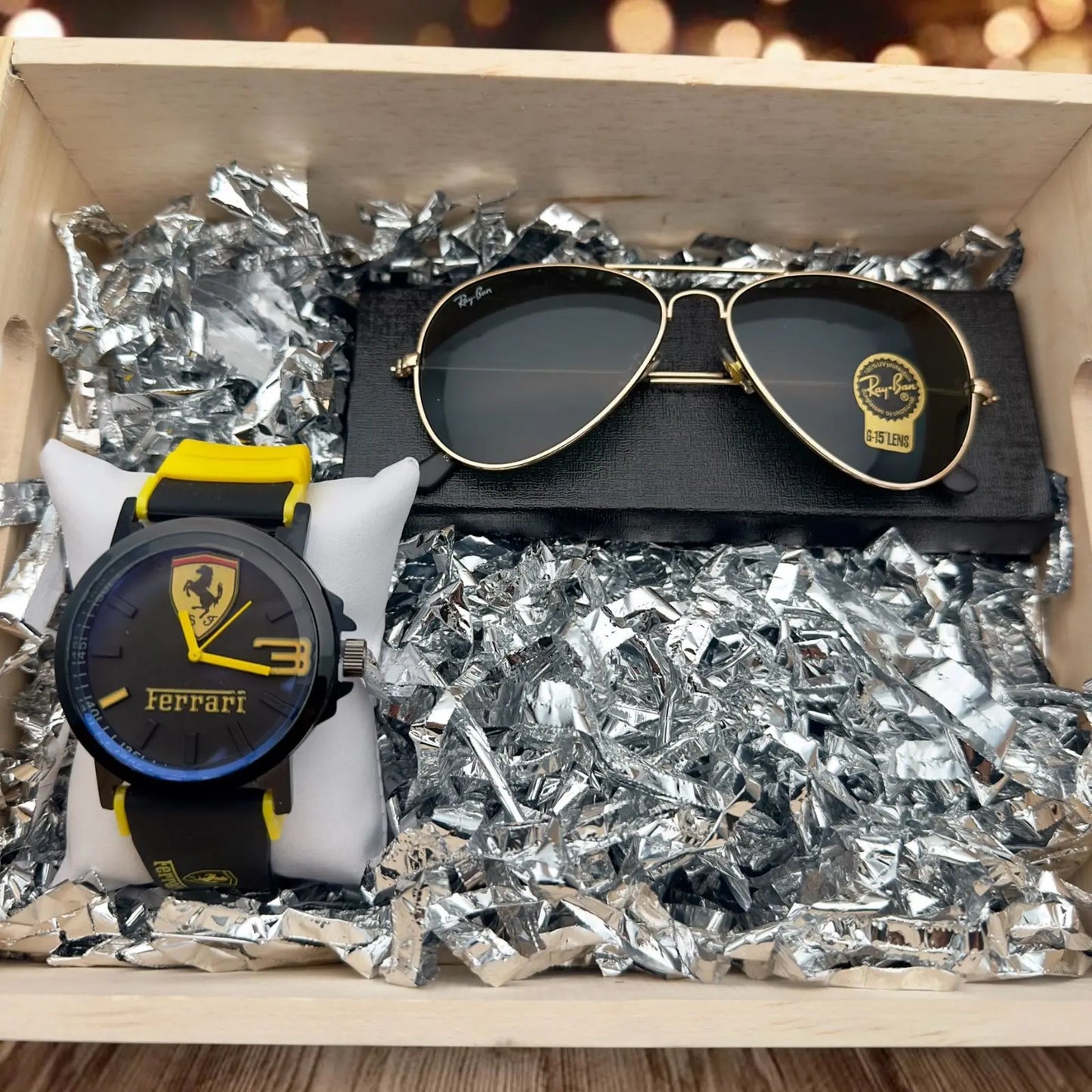 Reloj Ferrari + Regalo gafas I  Solo por hoy 2 X 1 con envió gratis a todo el país 🔥