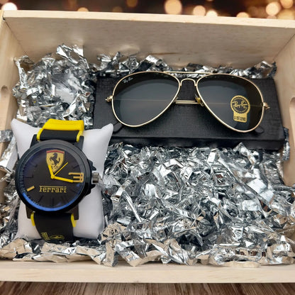 Reloj Ferrari + Regalo gafas I  Solo por hoy 2 X 1 con envió gratis a todo el país 🔥