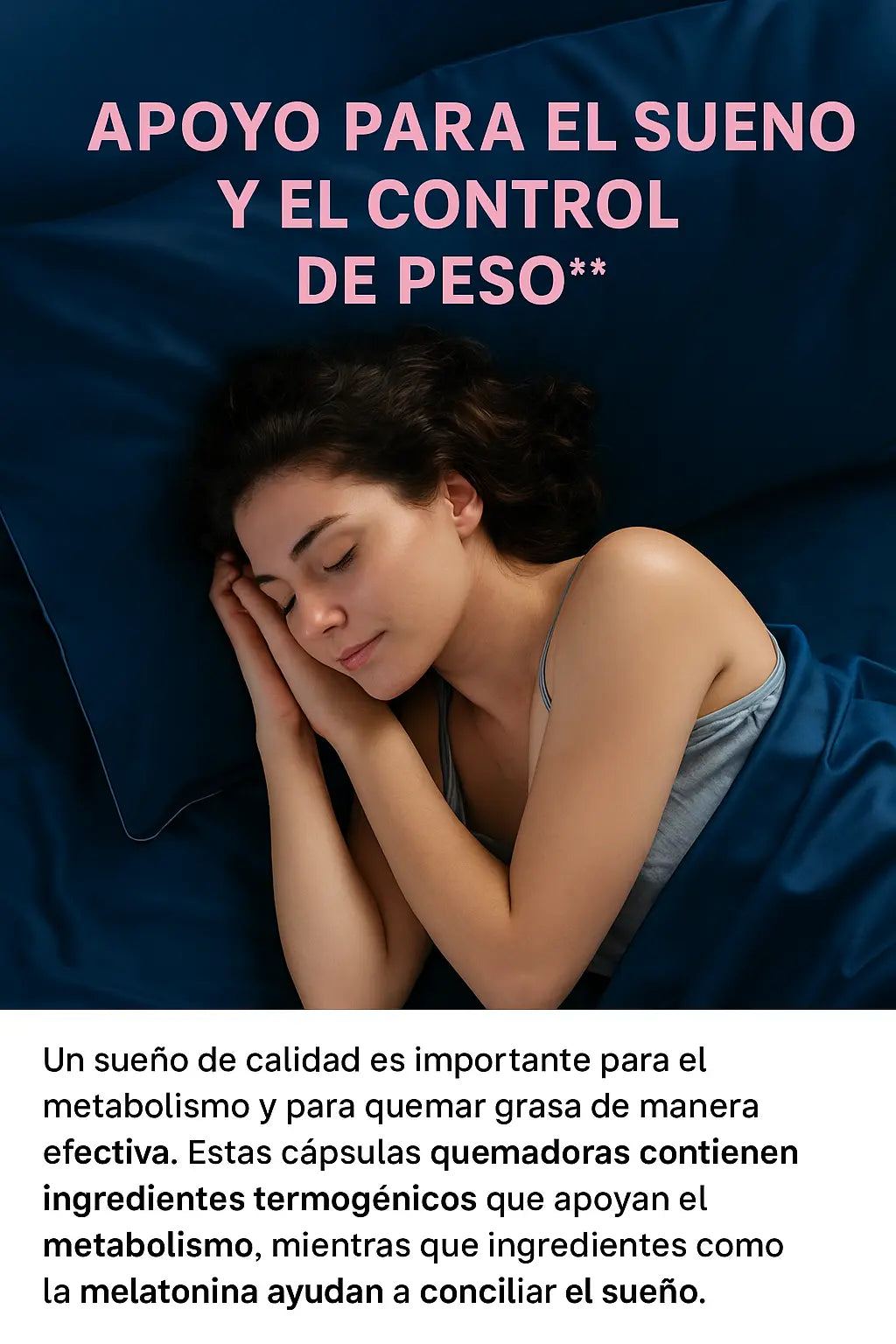 Quemador de grasa nocturno 🔥 Pierde peso sin esfuerzo mientras duermes 🔥 Solo por hoy con un 30% de DCTO