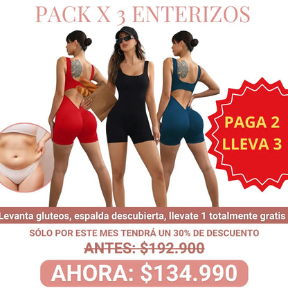 Enterizo moldeador y levantador de glúteos 🔥 Solo por hoy paga 2 y lleva 3 🔥 Envíos gratis